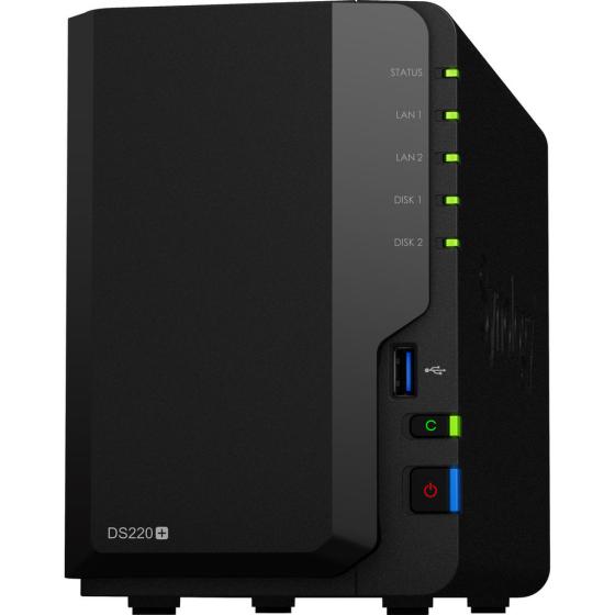 Synology NAS DS220+ inkl. 24TB (2x 12TB)